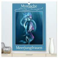 Vorderes Coverbild Mystische Meerjungfrauen (hochwertiger Premium Wandkalender 2025 DIN A2 hoch), Kunstdruck in Hochglanz