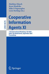 Vorderes Coverbild Cooperative Information Agents XI