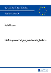 Vorderes Coverbild Haftung von Einigungsstellenmitgliedern