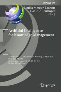 Vorderes Coverbild Artificial Intelligence for Knowledge Management