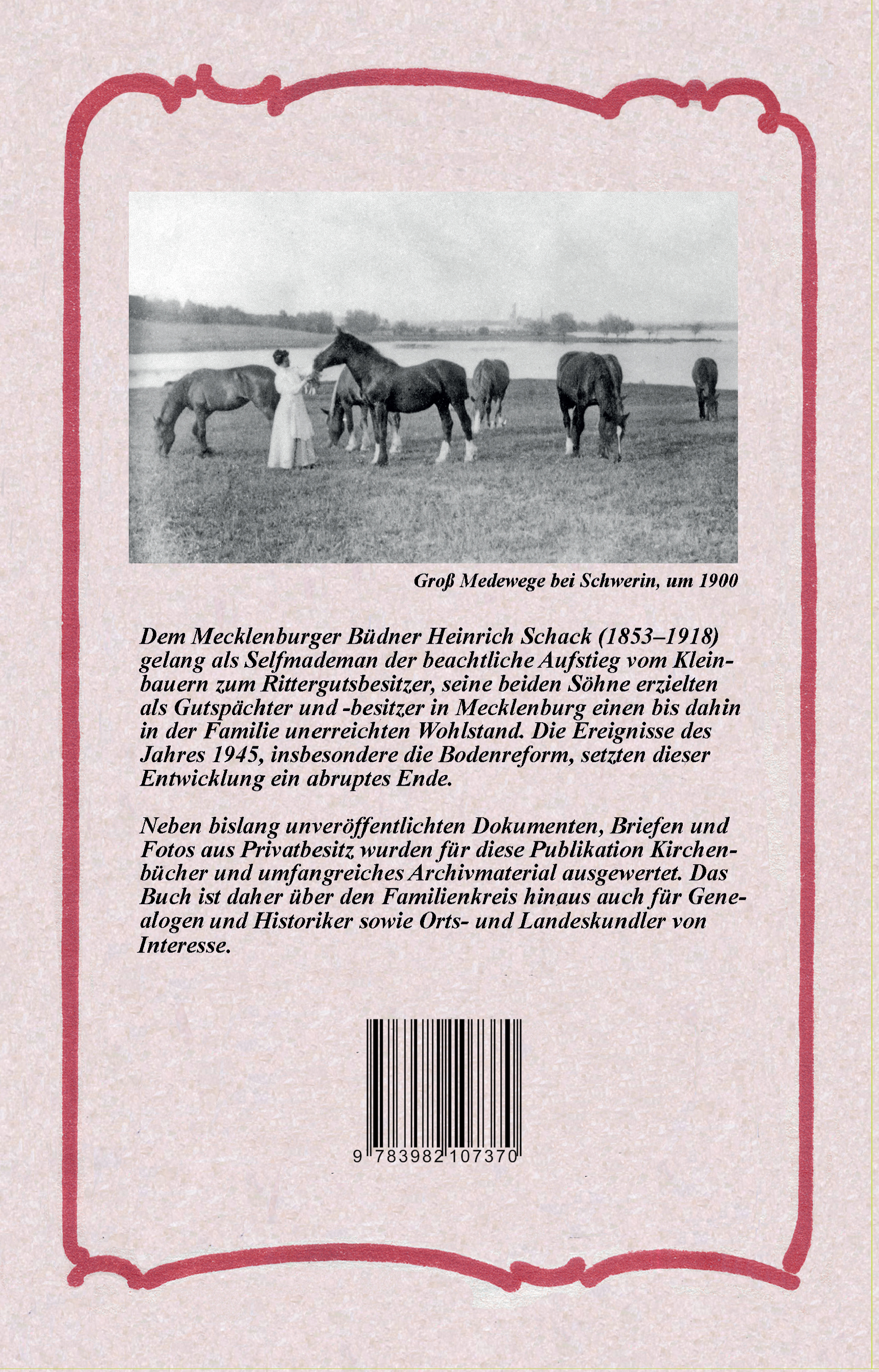 Rückseitencover Von der Bude zum Herrenhaus und zurück