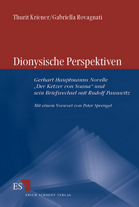 Vorderes Coverbild Dionysische Perspektiven