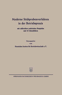 Vorderes Coverbild Moderne Stichprobenverfahren in der Betriebspraxis