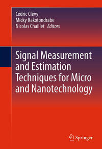 Vorderes Coverbild Signal Measurement and Estimation Techniques for Micro and Nanotechnology