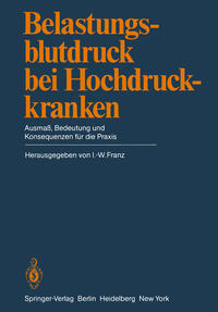 Vorderes Coverbild Belastungsblutdruck bei Hochdruckkranken