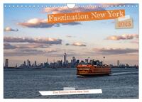 Vorderes Coverbild Faszination New York (Wandkalender 2025 DIN A4 quer), CALVENDO Monatskalender