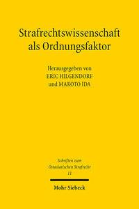 Vorderes Coverbild Strafrechtswissenschaft als Ordnungsfaktor