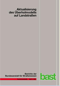 Vorderes Coverbild Aktualisierung des Überholmodells auf Landstraßen