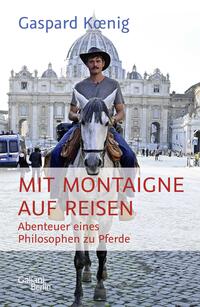 Vorderes Coverbild Mit Montaigne auf Reisen