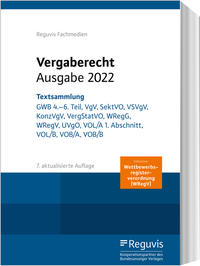 Vorderes Coverbild Vergaberecht - Ausgabe 2024