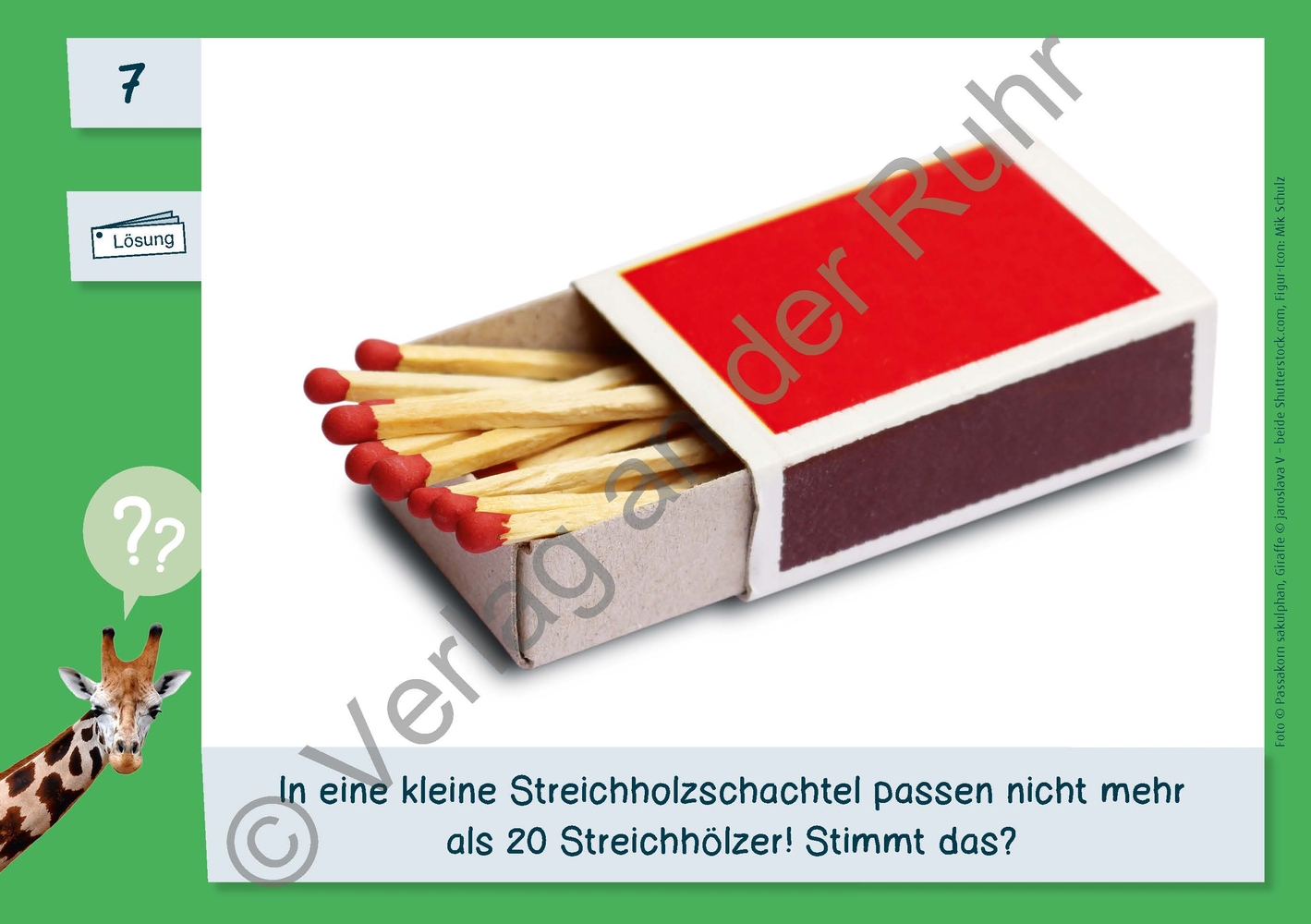 Beispielinhalt (Bild) Die Fermi-Kartei – Kl. 1-3