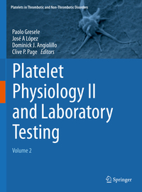 Vorderes Coverbild Platelet Physiology II and Laboratory Testing