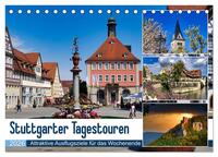 Vorderes Coverbild Stuttgarter Tagestouren (Tischkalender 2026 DIN A5 quer), CALVENDO Monatskalender