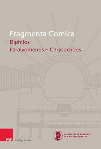 Vorderes Coverbild FrC 25.2 Diphilos frr. 59-85