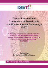 Vorderes Coverbild The 3rd International Conference of Sustainable and Environmental Technology (ISET)