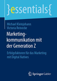 Vorderes Coverbild Marketingkommunikation mit der Generation Z