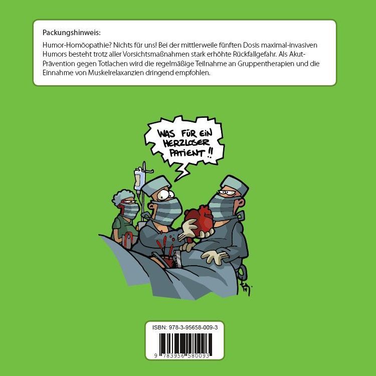 Rückseitencover Cartoonbuch fünf