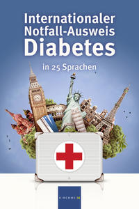 Vorderes Coverbild Internationaler Notfall-Ausweis Diabetes in 25 Sprachen