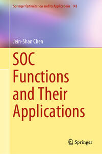 Vorderes Coverbild SOC Functions and Their Applications