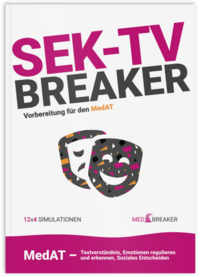 Vorderes Coverbild MedAT: 624 SEK-TV-Fragen, Emotionen erkennen, regulieren, soziales Entscheiden, Textverständnis |