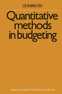 Vorderes Coverbild Quantitative methods in budgeting