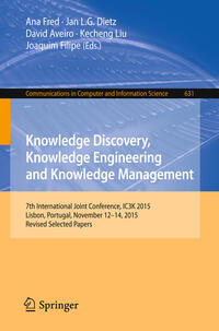 Vorderes Coverbild Knowledge Discovery, Knowledge Engineering and Knowledge Management