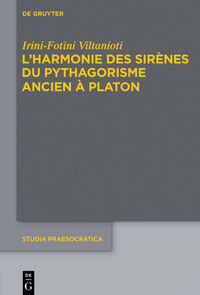 Vorderes Coverbild L'harmonie des Sirènes du pythagorisme ancien à Platon