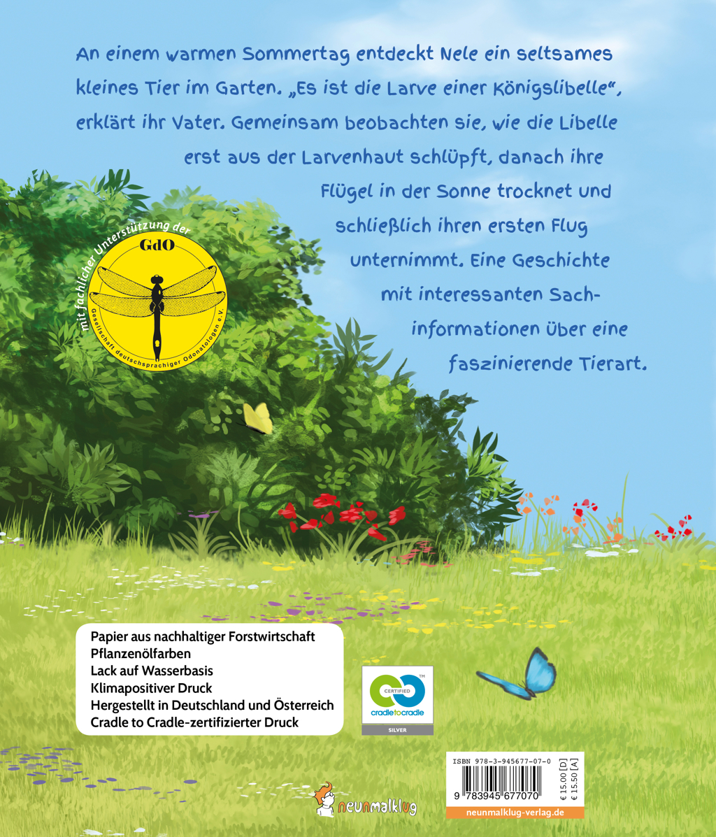 Rückseitencover Eine Königslibelle in Neles Garten