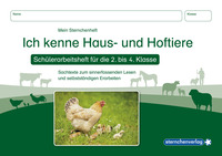 Vorderes Coverbild Ich kenne Haus- und Hoftiere - Schülerarbeitsheft für die 2. bis 4. Klasse