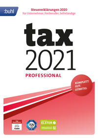 Vorderes Coverbild tax 2021 Professional