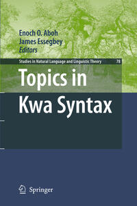 Vorderes Coverbild Topics in Kwa Syntax