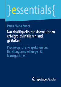 Vorderes Coverbild Nachhaltigkeitstransformationen erfolgreich initiieren und gestalten