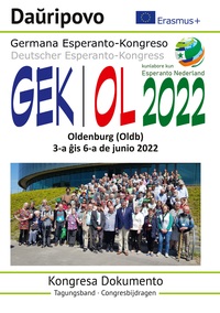 Vorderes Coverbild Germana Esperanto-Kongreso Oldenburg 2022