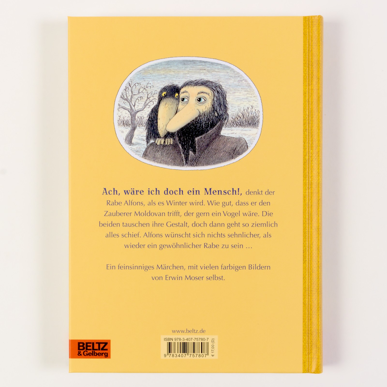 Rückseitencover Der Rabe Alfons