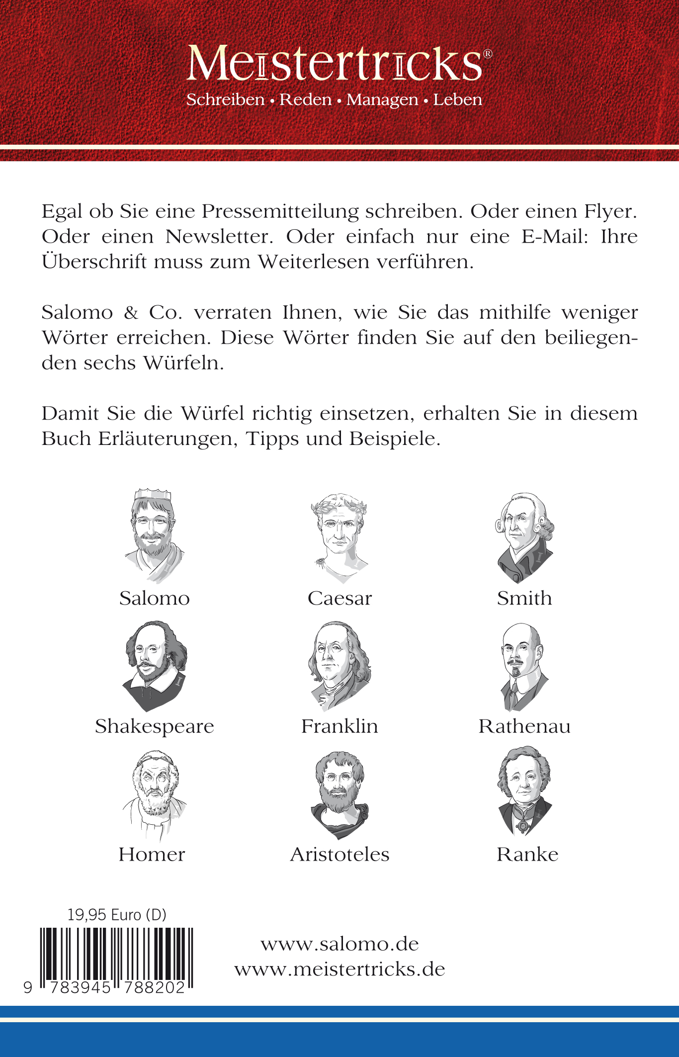 Rückseitencover So würfeln Sie attraktive Überschriften