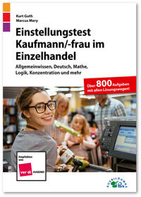 Vorderes Coverbild Einstellungstest Kaufmann / Kauffrau im Einzelhandel