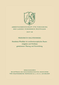 Vorderes Coverbild Nordrhein-Westfalen im nordwesteuropäischen Raum: Aufgaben und Probleme gemeinsamer Planung und Entwicklung