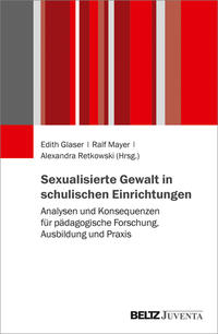 Vorderes Coverbild Sexualisierte Gewalt in schulischen Einrichtungen