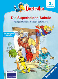 Vorderes Coverbild Leserabe 2. Lesestufe - Die Superhelden-Schule