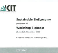 Vorderes Coverbild Sustaniable BioEconomy gemeinsam mit Workshop BioBoost