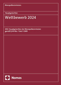 Vorderes Coverbild Monopolkommission Hauptgutachten / Hauptgutachten. Wettbewerb 2024