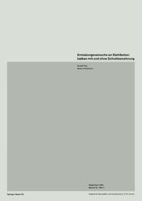 Vorderes Coverbild Ermüdungsversuche an Stahlbetonbalken mit und ohne Schubbewehrung