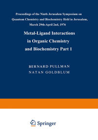 Vorderes Coverbild Metal-Ligand Interactions in Organic Chemistry and Biochemistry