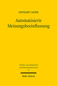 Vorderes Coverbild Automatisierte Meinungsbeeinflussung