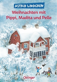 Vorderes Coverbild Weihnachten mit Pippi, Madita und Pelle