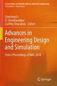 Vorderes Coverbild Advances in Engineering Design and Simulation