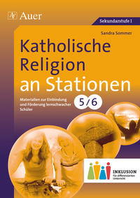Vorderes Coverbild Katholische Religion an Stationen 5-6 Inklusion