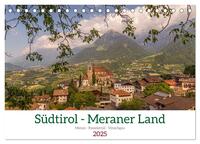 Vorderes Coverbild Südtirol - Meraner Land (Tischkalender 2025 DIN A5 quer), CALVENDO Monatskalender