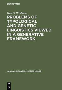 Vorderes Coverbild Problems of Typological and Genetic Linguistics Viewed in a Generative Framework