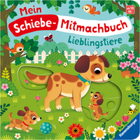 Vorderes Coverbild Mein Schiebe-Mitmachbuch - Lieblingstiere